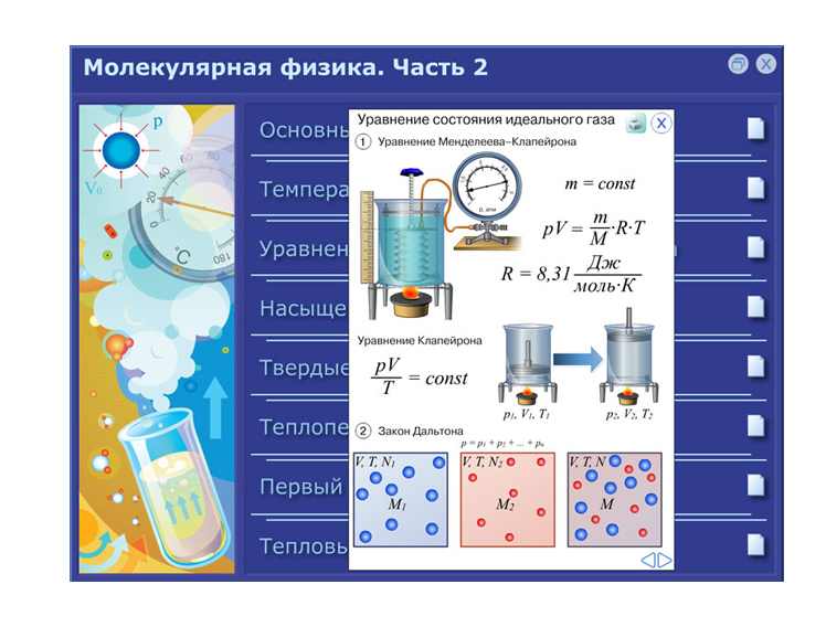 Плакаты по физике "Молекулярная физика"